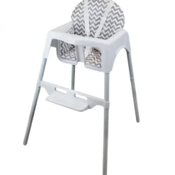 Housse d'assise bi-colore - chaise haute