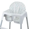 Housse d'assise point bleu chaise haute
