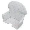 Housse d'assise point rose chaise haute