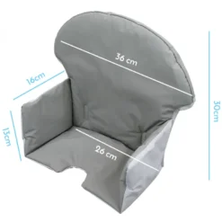 Housse d'assise pour chaise haute