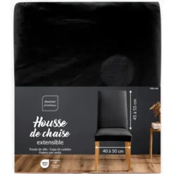 Housse de chaise extensible
