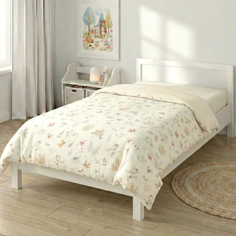 Housse de couette réversible coton