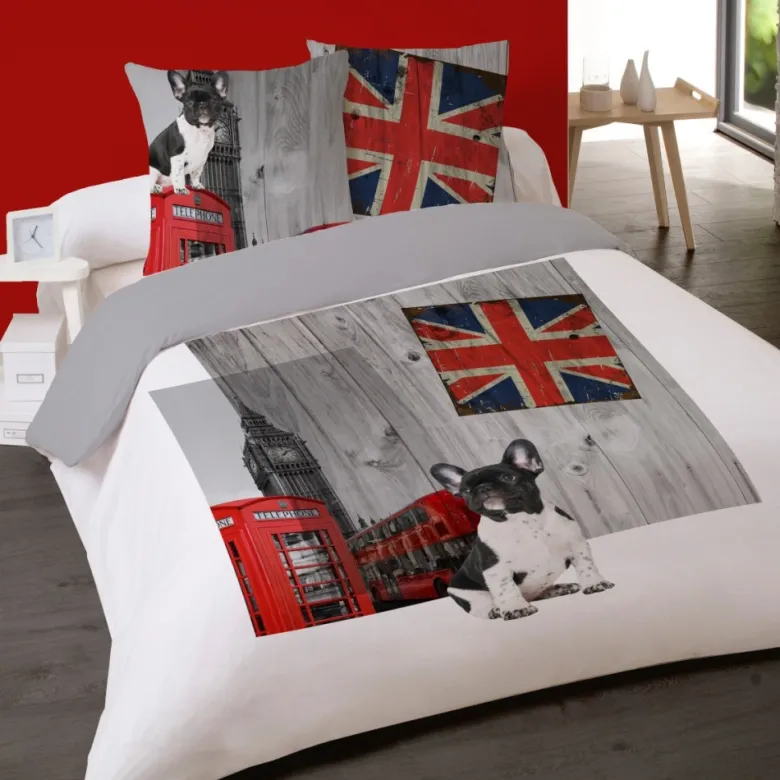 Housse de couette 240x220 + 2 taies