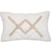 Housse de coussin tufté 30x50 cm