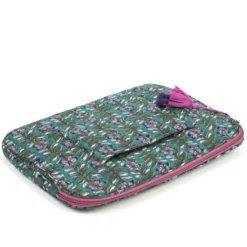 Housse de protection ordinateur en coton Vert