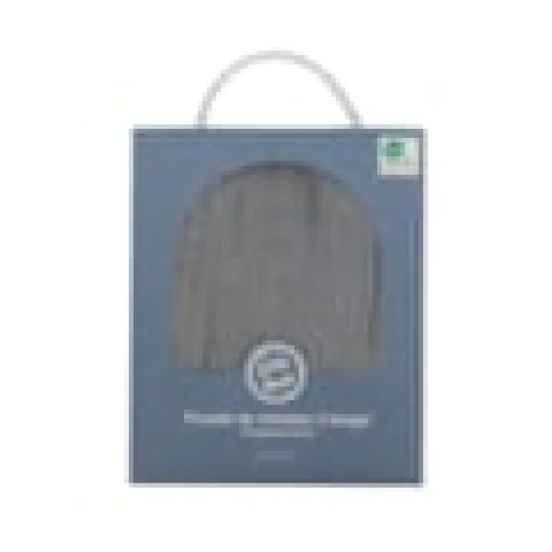 Housse pour matelas à langer gris en gaze de coton 50x70 cm