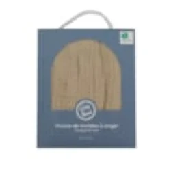Housse pour matelas à langer moka en gaze de coton 50x70 cm
