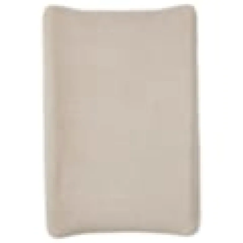Housse pour matelas à langer taupe en éponge 50x70 cm