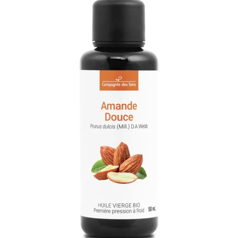 Huile d'amande douce bio - 50ml - fraîcheur garantie oxycert® - vierge & de 1??