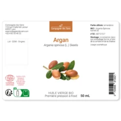 Huile d'argan du maroc bio - 200ml - fraîcheur garantie oxycert® - vierge & de 1