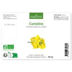 Huile de cameline bio - 100ml - fraîcheur garantie oxycert® - vierge & de 1?? pr
