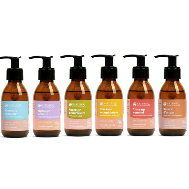 Huile de massage nourrissante