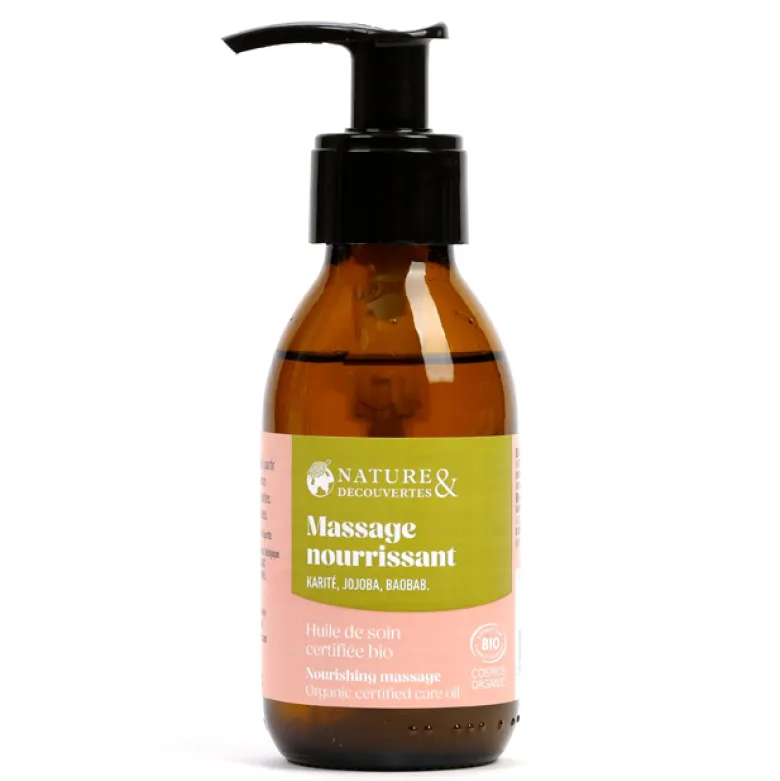 Huile de massage nourrissante