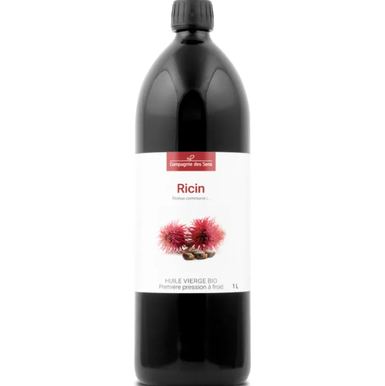 Huile de ricin bio - 1l - fraîcheur garantie oxycert® - vierge & de 1?? pression