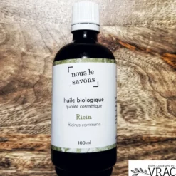 Huile de ricin cosmétique