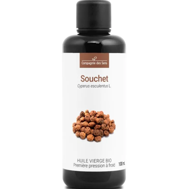 Huile de souchet bio - 100ml - fraîcheur garantie oxycert® - vierge & de 1?? pre