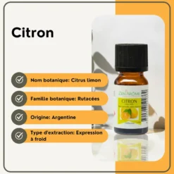 Huile essentielle de citron - 10ml