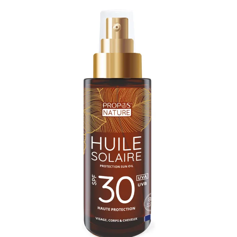 Huile solaire spf30 - haute protection