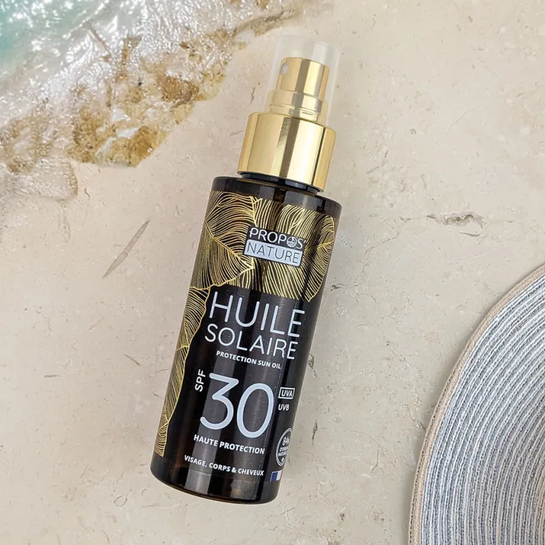 Huile solaire spf30 - haute protection