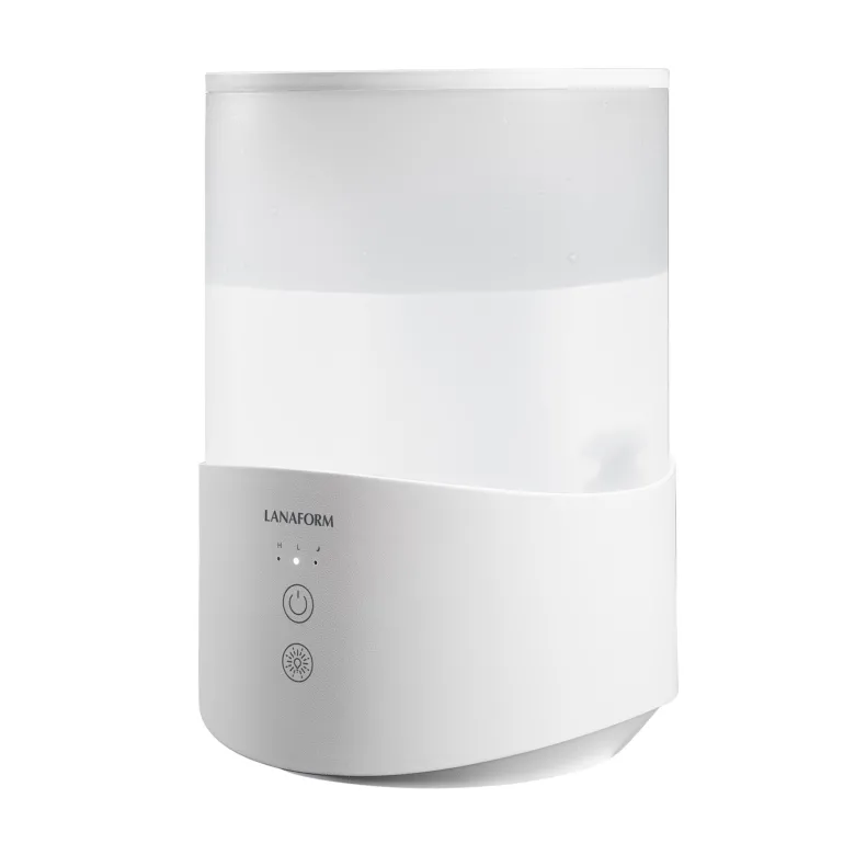 Humidificateur d'air et diffuseur d'huiles essentielles - lumière d'ambiance led