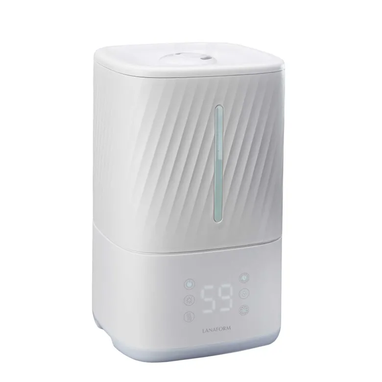 Humidificateur d'air vapeur chaude et froide, 3 intensités, mode nuit silencieux