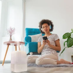 Humidificateur d'air à vapeur froide - 3 intensités – fonctionnement silencieux