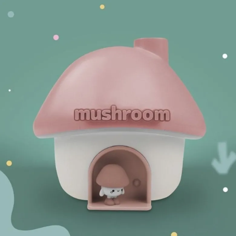 Humidificateur maison champignon rose