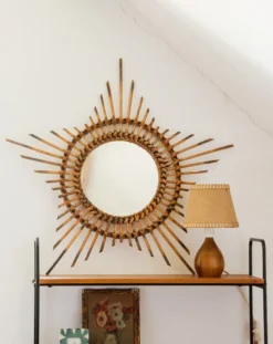Igor, le miroir soleil en rotin n°720