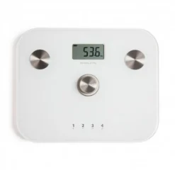 Impédancemètre 150kg 100 g blanc livoo dom465w