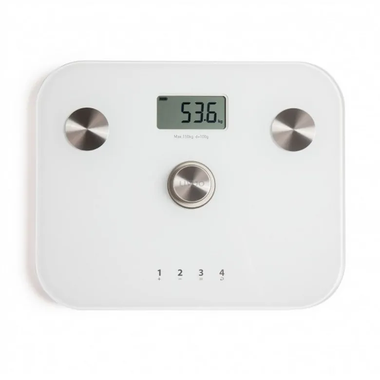 Impédancemètre 150kg 100 g blanc livoo dom465w