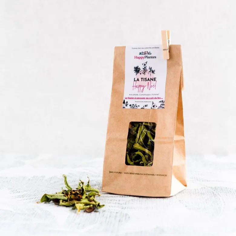 Infusion bio noël aux plantes entières