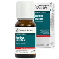 Jambes lourdes - huiles essentielles en solution buvable