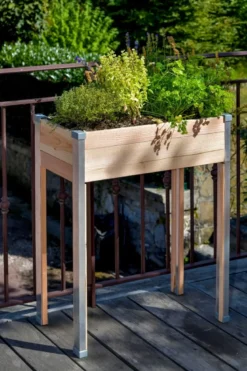 Jardiniere sur pieds design petit modele