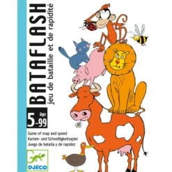 Jeu cartes 5-99y bataflash djeco