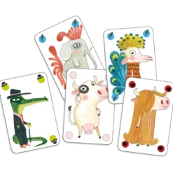 Jeu cartes 5-99y pipolo djeco