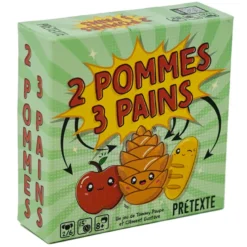 Jeu d'annonce 2 pommes et 3 pains