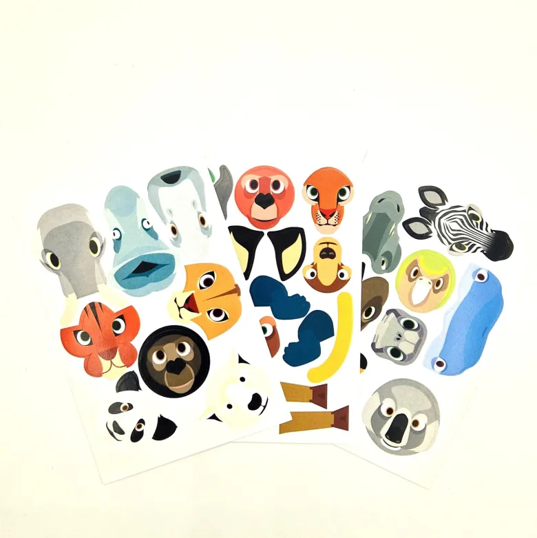 Jeu de cartes a créer animaux en danger