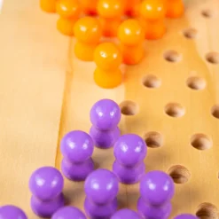 Jeu de dames chinoises en bois