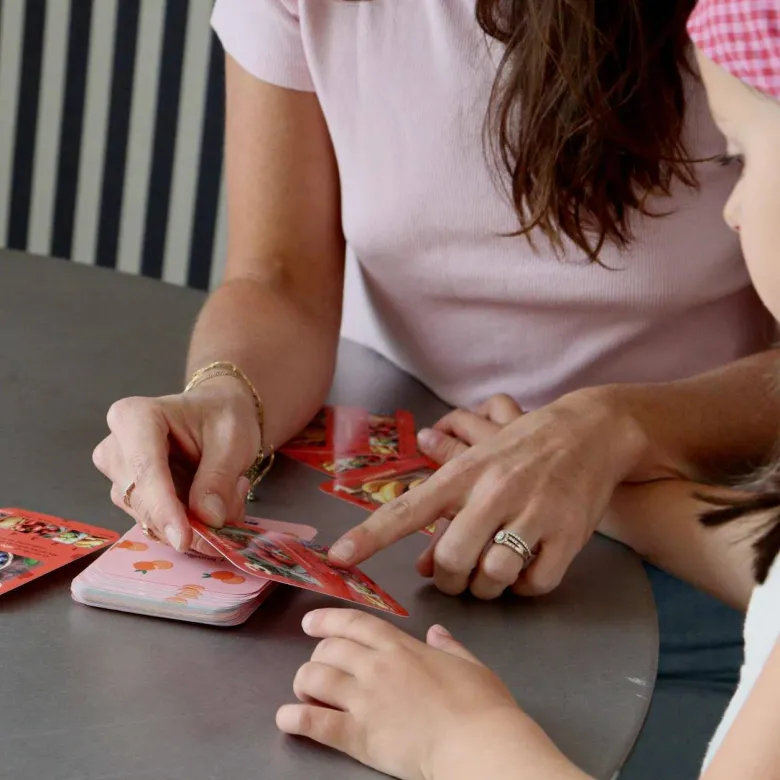 Jeu de 7 familles, alimentation