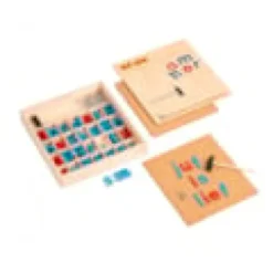 Jeu de marteau lettres - bicolore - ...