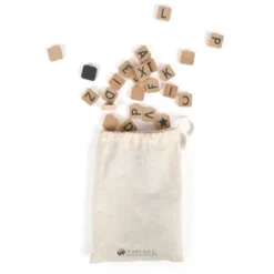 Jeu de mots croisés en bois