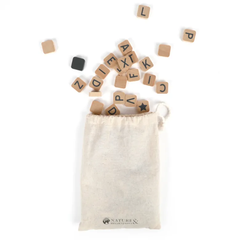 Jeu de mots croisés en bois