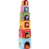Jeu d'empilage cubes et animaux Topanifarm dès 18 mois Djeco