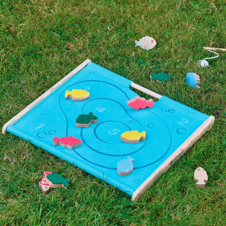 Jeu de palet/pêche à la ligne