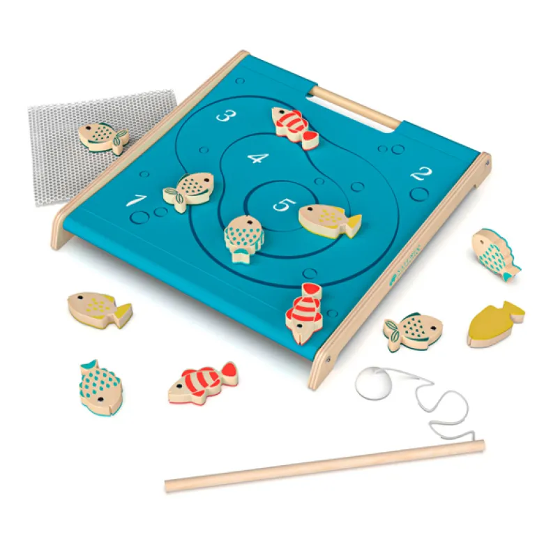Jeu de palet/pêche à la ligne