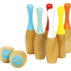 Jeu de quilles bowling bicolores