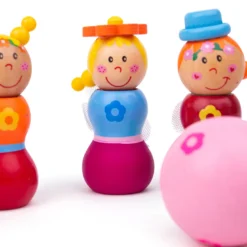 Jeu de quilles de fée en bois