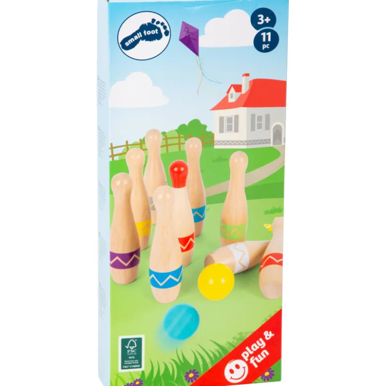 Jeu de quilles en bois premium