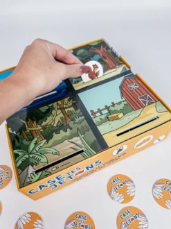 Jeu éducatif, jeu de tri, vocabulaire : case tes jetons niveau 1
