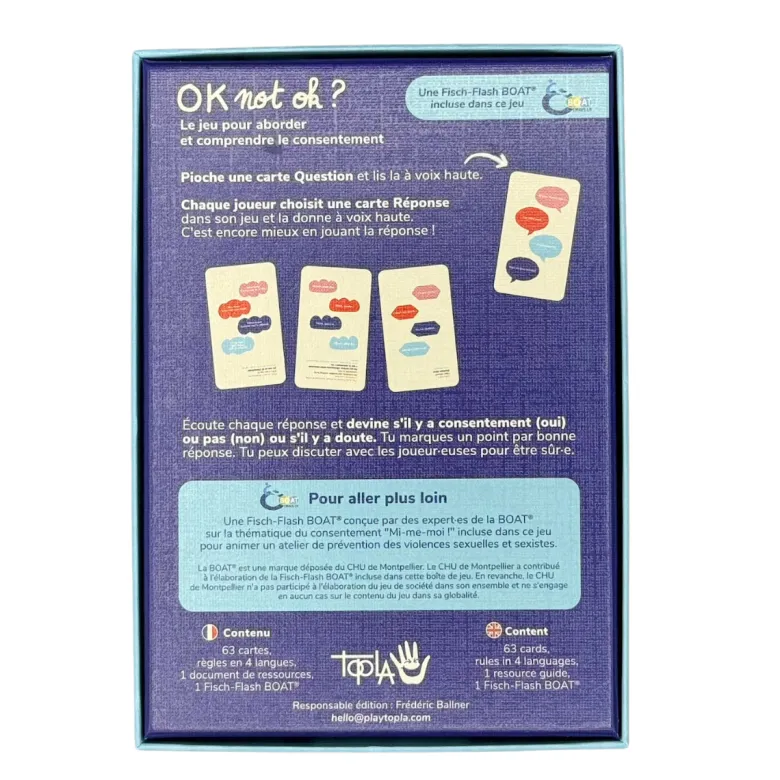 Jeu interactif sur le consentement ok not ok ?